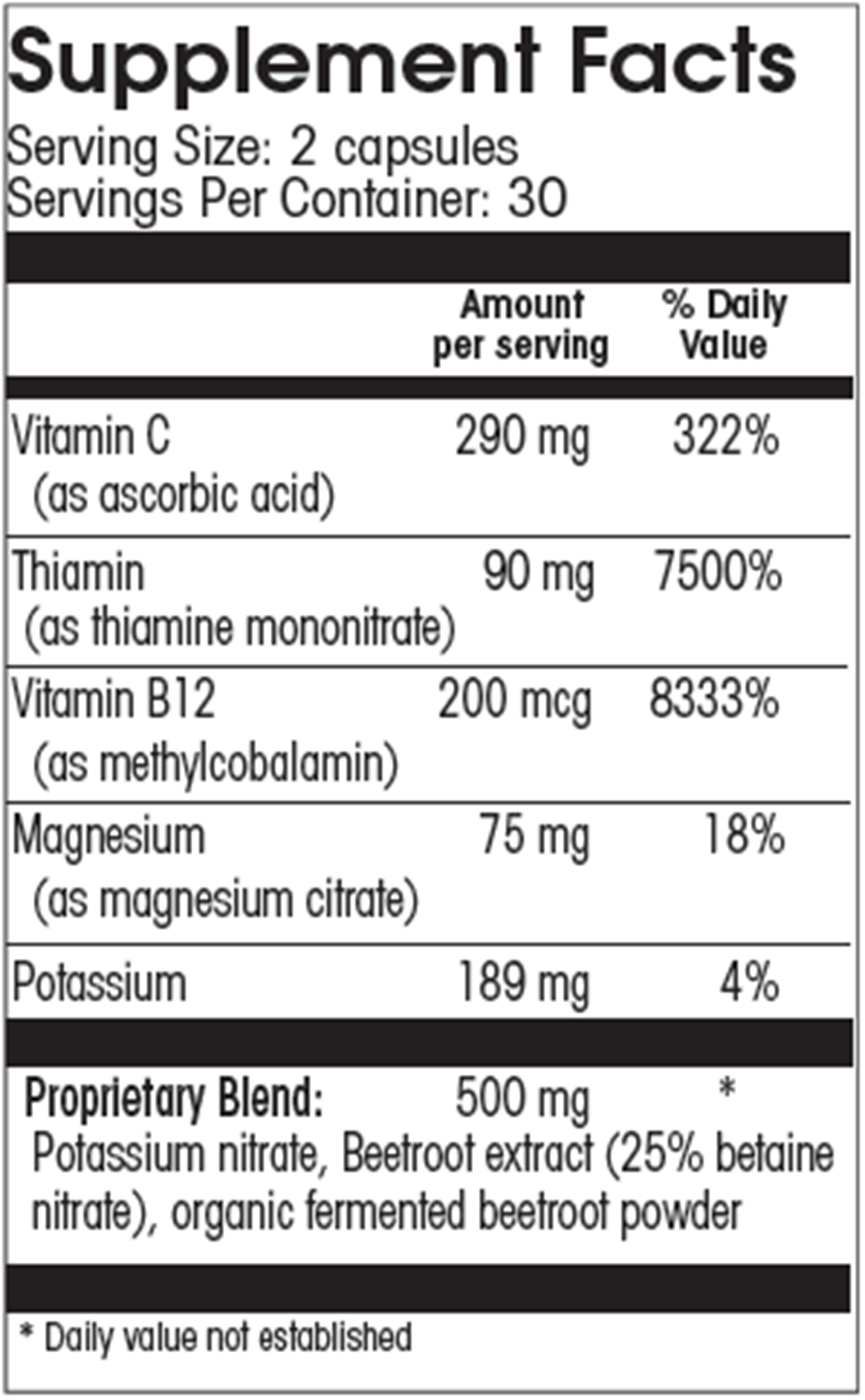Berkeley Life Professional Nitric Oxide Support, 60 caps