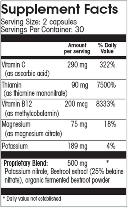 Berkeley Life Professional Nitric Oxide Support, 60 caps