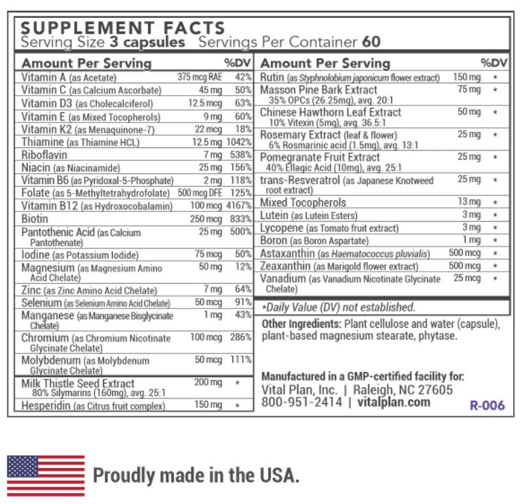 Daily Multi Plus (previously Prevention Plus), 180 caps