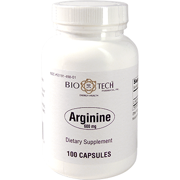 Arginine 600mg 100 caps