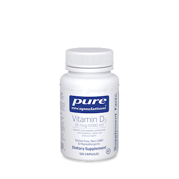 Vitamin D3 25mcg (1,000iu), 120 caps